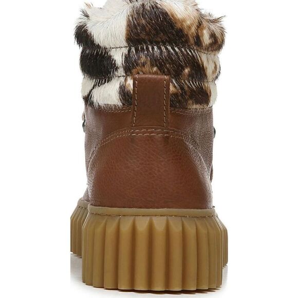 Sam Edelman Fay Faux Fur Bootie Dark Brown/Brown Multi NWB Size 7 1/2 - Picture 6 of 8